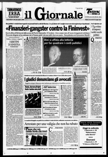 Il giornale : quotidiano del mattino